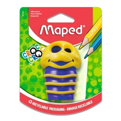 Afbeelding van Puntenslijper Maped Croc Bug 2gaats assorti