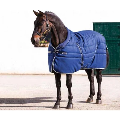 Afbeelding van Rambo Cosy Staldeken 400g Navy/Beige 145/198