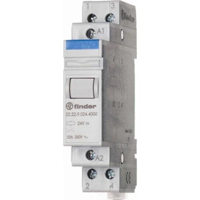 Afbeelding van Finder 22.22.9.012.4000 Industrieel relais Nominale spanning: 12 V/DC Schakelstroom (max.): 20 A 2x NO 1 stuk(s)