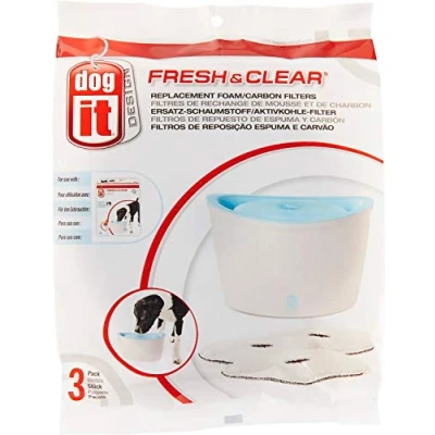 Afbeelding van Dogit Filters Drinkfontein 6 Liter Hondendrinkbak 3 stuks