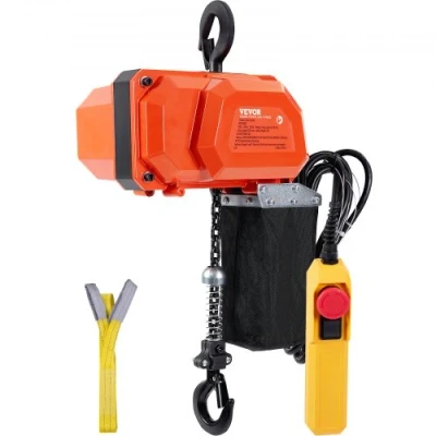 Image de VEVOR Palan Électrique à Chaîne Grue Monophasé Charge 149,7 kg Levage Max 3 m