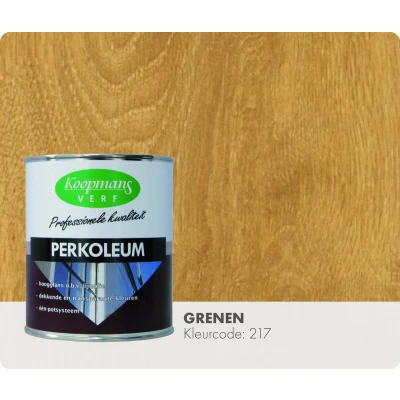 Afbeelding van Koopmans Perkoleum Hoogglans Transparant 0,75 ltr 217 grenen Buitengevel &amp; Tuin