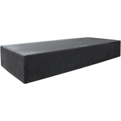 Afbeelding van Traptrede massief 18x40x100cm zwart