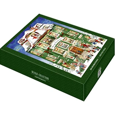 Afbeelding van Puzzel het kersthuis 1000 stukjes: