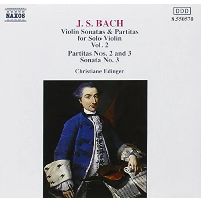 Afbeelding van Bach: Violin Sonatas &amp; Partitas Vol 2 / Edinger