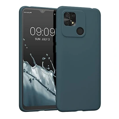 Afbeelding van kwmobile telefoonhoesje geschikt voor Xiaomi Redmi 10C Hoesje smartphone Back cover in leisteen
