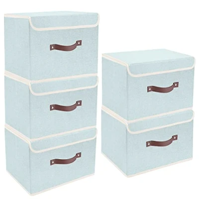 Afbeelding van Aqua Spring, optioneel hoes met deksel, hoes, voor kleding, speelgoed, rec, 5 stuks