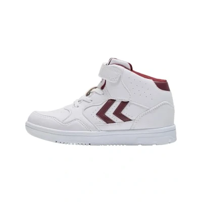 Afbeelding van Hummel Camden Sneakers hoog voor kinderen, Maat: 37, White red Pu