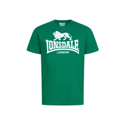 Afbeelding van Lonsdale Tshirt print, Heren, Maat: XL, Bottle green