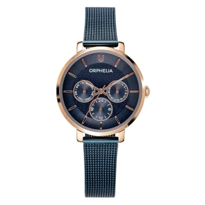 Afbeelding van Orphelia Derby Horloge, Dames, Maat: One Size, Blue