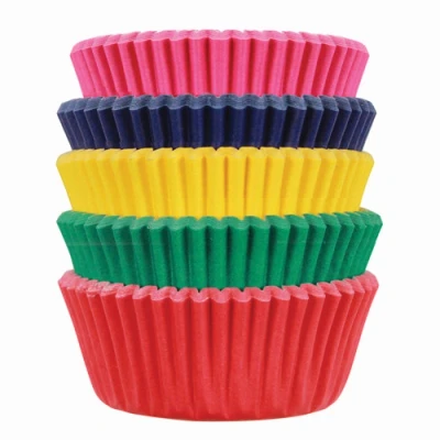 Afbeelding van Cupcake cups PME MINI Kleuren carnival 100 stuks