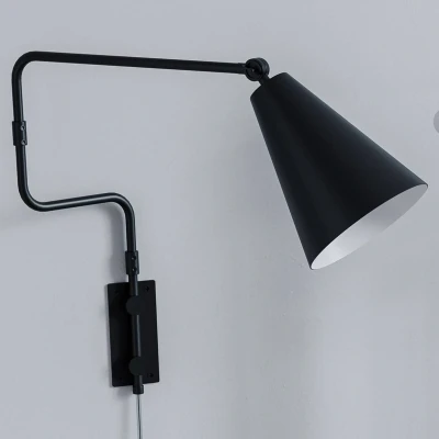 Afbeelding van By Rydéns Yukon wandlamp met stekker