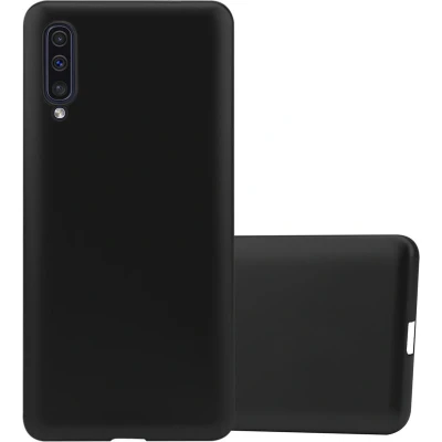 Afbeelding van Cadorabo Hoesje geschikt voor Samsung Galaxy A50 4G / A50s A30s in METALLIC ZWART Beschermhoes gemaakt van flexibel TPU silicone Case Cover