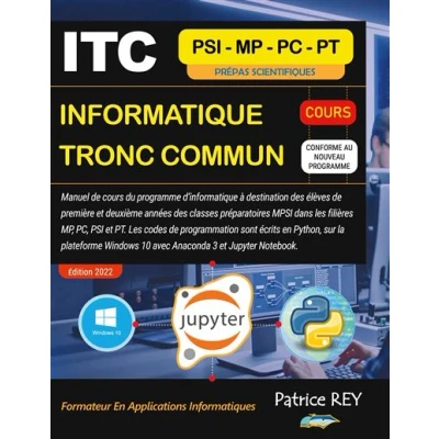 Image de ITC Informatique Tronc Commun MPSI Cours Programme 2022