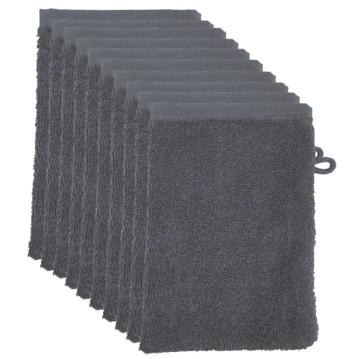 Afbeelding van 10 x The One Towelling washandje 15x21 Antraciet