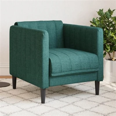 Afbeelding van Fauteuil stof donkergroen
