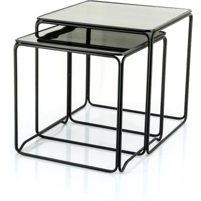 Afbeelding van Furnilux Bijzettafel Olit Medium (set van twee)45 x 45 43 cm