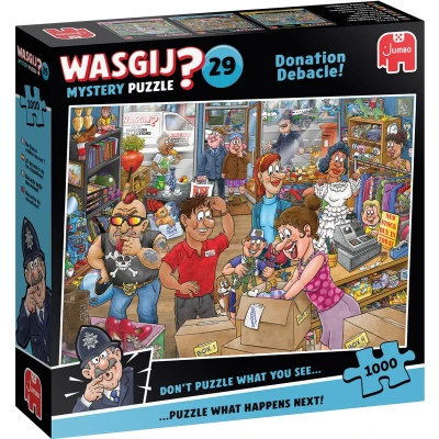 Afbeelding van Wasgij Mystery 29 Donatiedebacle! 1000 stukjes puzzel Legpuzzel volwassenen