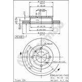 Afbeelding van Brembo Remschijf 09.5447.10