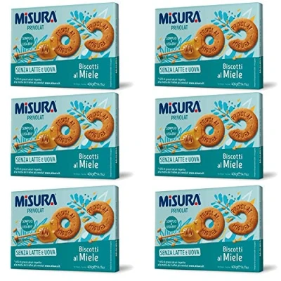 Afbeelding van Misura Privolat Honingsplaatjes, zonder melk en eieren, 6 stuks