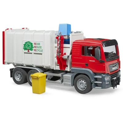 Afbeelding van MAN TGS vuilniswagen 1:16 van Bruder