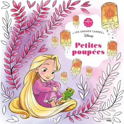 Afbeelding van Disney Les Grands Carrés Petites poupées hachette heroes Kleurboek voor volwassenen