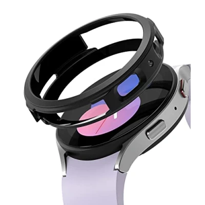 Afbeelding van Ringke Air Sports Hoesje Geschikt voor Samsung Galaxy Watch 5 40MM Flexibel Schokabsorberend TPU Zwart