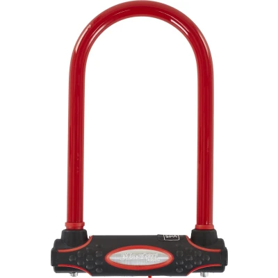 Afbeelding van Masterlock 8195 Beugelslot 21 cm Rood