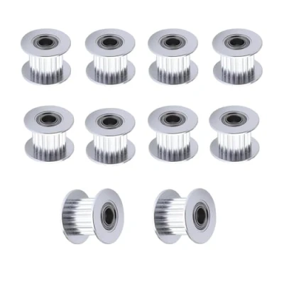 Afbeelding van BZ 3D Katrol GT2, Idler Pulley, 20 tanden, boring: 5 mm, breedte: 10 tandriemschijf, voor Voron 2.4 en andere printers, breedte 9 mm/10 tandriem GT2