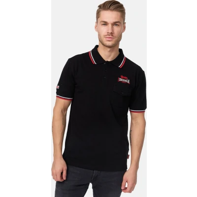 Afbeelding van Lonsdale London Lynton Poloshirt zwart XL Katoen Rockabilly, Street wear