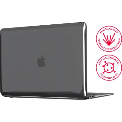 Afbeelding van Tech21 Evo Tint MacBook Air 13 (2020) laptophoes inch cover Antraciet Hard case