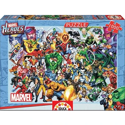 Afbeelding van Puzzel Marvel Heroes Educa 1000 Onderdelen