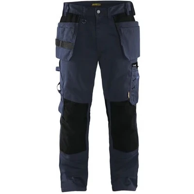 Image de Pantalon artisan marine foncé/noir