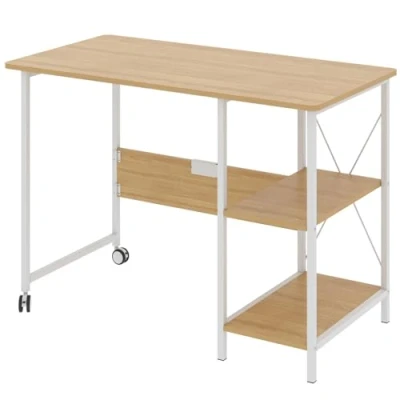Afbeelding van Maclean bureau klapbureau loft inklapbaar afmetingen: 107x55x75cm max 150 kg kleur licht beuken, MC 411 W