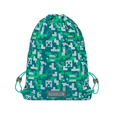 Afbeelding van Minecraft Gymtas Silver Creeper