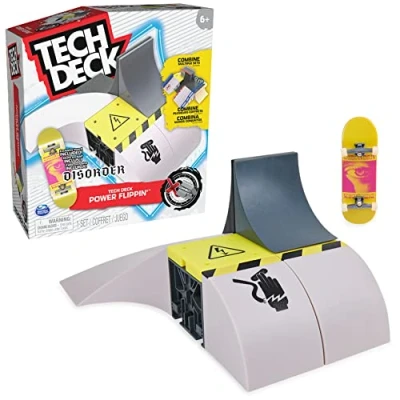 Afbeelding van Tech Deck X Connect Park Creator Power Flippin aanpasbare en bouwbare ramp met uniek vingerskateboard