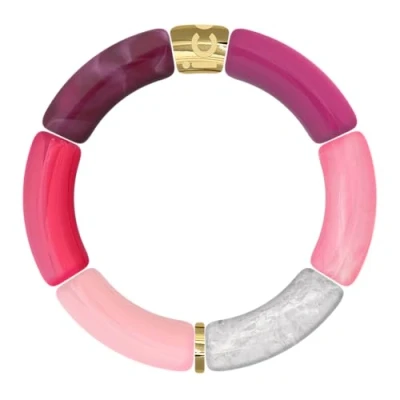Image de ICE Jewellery Bella Bracelet Pink harmony mode rose clair, et doré pour femme (023554)