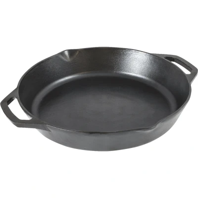 Afbeelding van Lodge gietijzeren koekenpan 26,04 cm met 2 ronde handgrepen