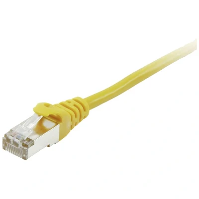 Afbeelding van Equip 605563 RJ45 Netwerkkabel, patchkabel CAT 6 S/FTP 0.25 m Geel Vergulde steekcontacten 1 stuk(s)