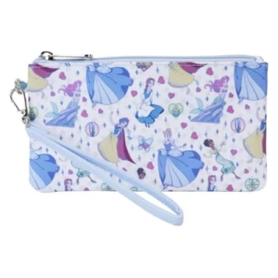Afbeelding van Loungefly: Disney Princess Manga Style Nylon Wristlet Wallet