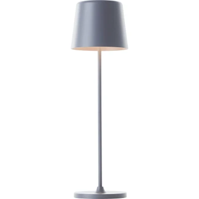 Afbeelding van Brilliant Kaami Tafellamp Ø 10 cm Grijs