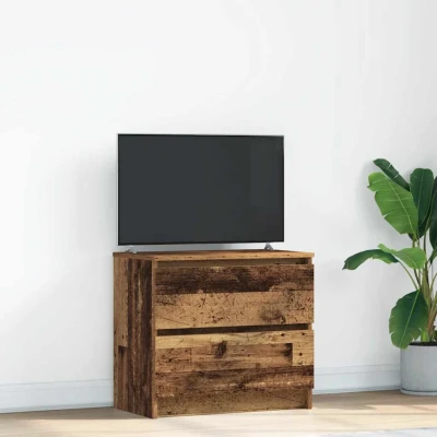 Afbeelding van vidaXL Tv meubel 60x35x54 cm bewerkt hout oud houtkleurig