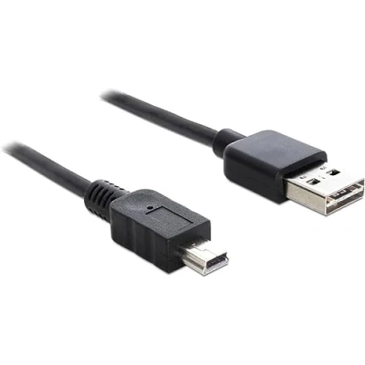 Afbeelding van Mini USB naar Easy A kabel USB2.0 tot 2A / wit 1 meter