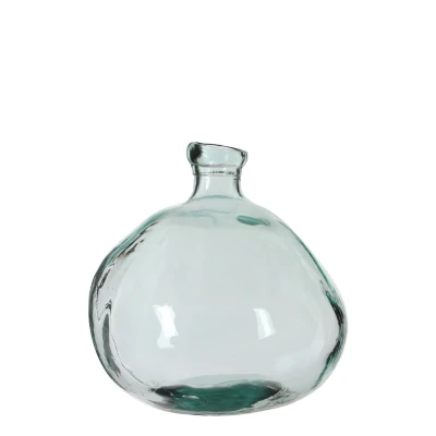 Afbeelding van Mica Decorations organic vaas transparant maat in cm: 33 x