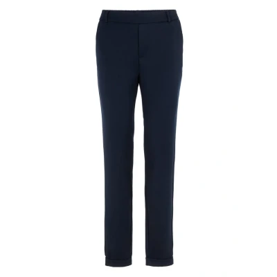 Afbeelding van Vero Moda Vmmaya MR Solid NOOS Broek, Dames, Maat: 38x34, Night sky