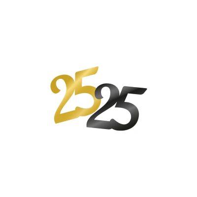Afbeelding van Confetti Tafeldecoratie 25 jaar Classy per zakje van 14 gram