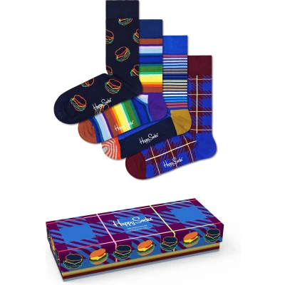 Afbeelding van Happy socks Navy gift set Unisex Maat: 36 40
