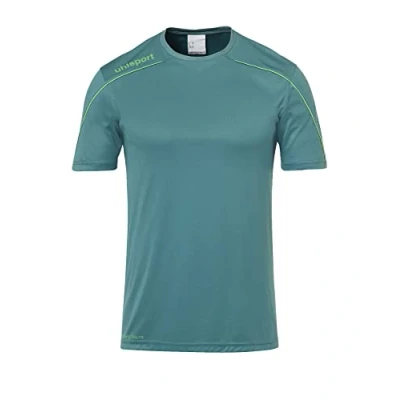 Afbeelding van Uhlsport Stream 22 Shirt Korte Mouw Heren Fir Green / Fluo Groen Maat: 2XL
