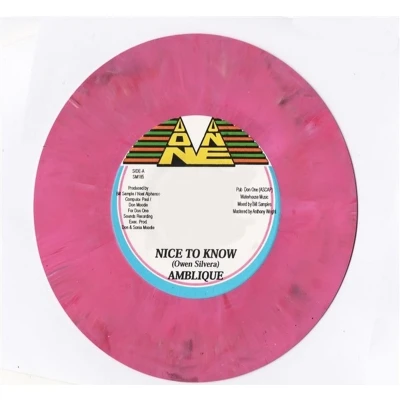 Afbeelding van Ambilique Nice To Know/Toe Toe (7&quot; Vinyl Single) (Coloured Vinyl)