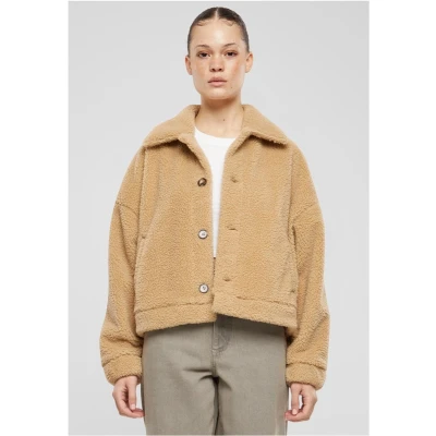 Afbeelding van Urban Classics Short Sherpa Button Jacket XL Beige